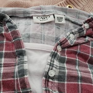 Cato short sleeve hooded shirt